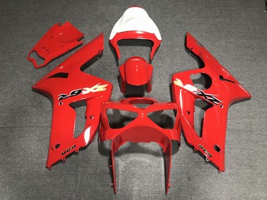 2003-2004 Rosso 636 Kawasaki ZX6R Carene Moto Fabbrica