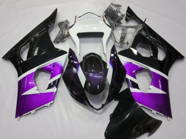 2003-2004 Viola Lucido & Bianco Suzuki GSXR 1000 Carene Moto Fabbrica