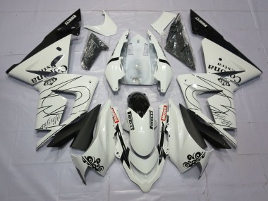 2004-2005 Bianco Corona Kawasaki ZX10R Carene Moto Fabbrica