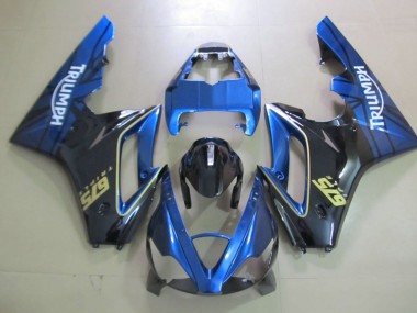 2006-2008 Blu & Nero Triumph Daytona 675 Carene Moto Fabbrica