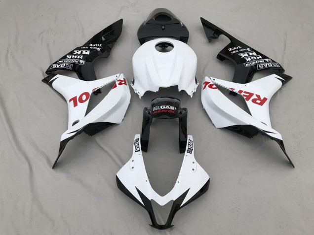 2007-2008 Bianco Opaco & Rosso Repsol Honda CBR600RR Carene Moto 2007-2008 Bianco Opaco & Rosso Repsol Honda CBR600RR Carene Moto