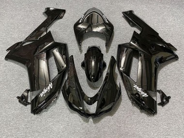2007-2008 Nero Lucido Kawasaki ZX6R Carene Moto Fabbrica