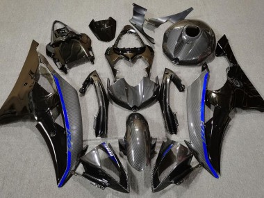 2008-2016 Fibra Di Carbonio & Blu Yamaha R6 Carene Moto Fabbrica