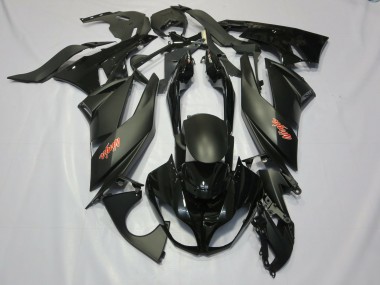 2009-2012 Nero Kawasaki ZX6R Carene Moto Fabbrica