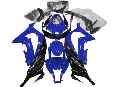 2011-2015 Blu Lucido & Nero Kawasaki ZX10R Carene Moto Fabbrica