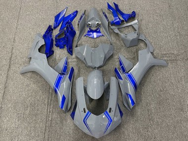 2015-2019 Accenti Nardo Grigio & Blu Yamaha R1 Carene Moto Fabbrica