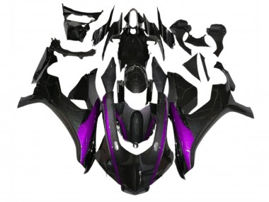 2015-2019 Fibra Di Carbonio Stile & Viola Yamaha R1 Carene Moto Fabbrica