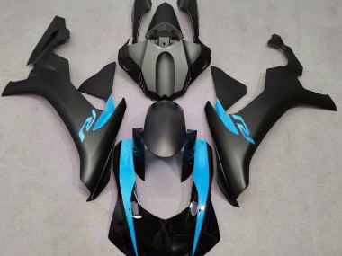 2015-2019 Nero Opaco & Azzurro Yamaha R1 Carene Moto Fabbrica