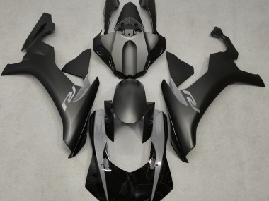 2015-2019 Nero Opaco & Grigio Yamaha R1 Carene Moto Fabbrica