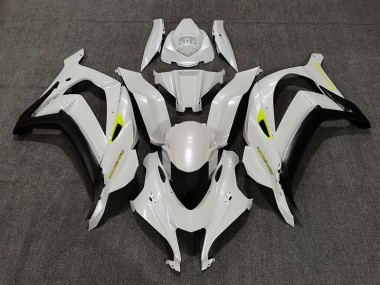 2016-2019 Bianco Perla Intenso Kawasaki ZX10R Carene Moto Fabbrica