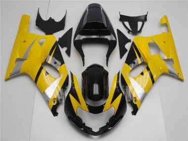Carena Moto Suzuki GSXR 600/750 2001-2003 - Giallo Argento Nero Lucido Fabbrica