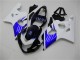 Kit Carena Moto ABS Suzuki GSXR 600/750 2004-2005 - Bianco Blu Nero