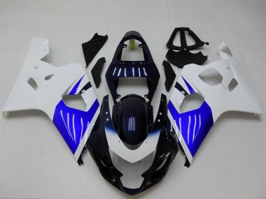 Kit Carena Moto ABS Suzuki GSXR 600/750 2004-2005 - Bianco Blu Nero Fabbrica
