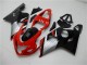 Carena Moto Suzuki GSXR 600/750 2004-2005 - Rosso Argento Nero