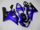Carena Moto Suzuki GSXR 600/750 2004-2005 - Blu Nero Lucido
