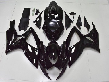 Kit Carena Moto ABS Suzuki GSXR 600/750 2006-2007 - Nero Lucido Fabbrica
