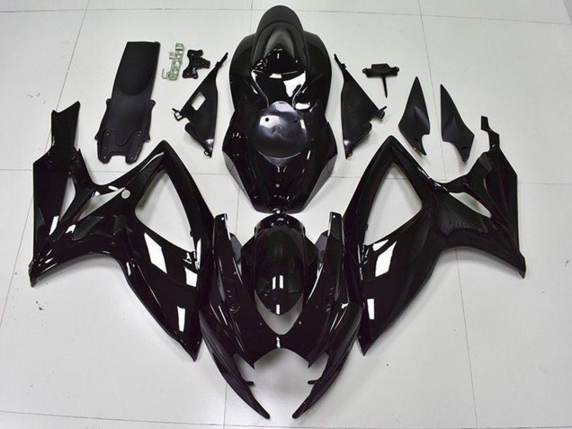 Kit Carena Moto ABS Suzuki GSXR 600/750 2006-2007 - Nero Lucido