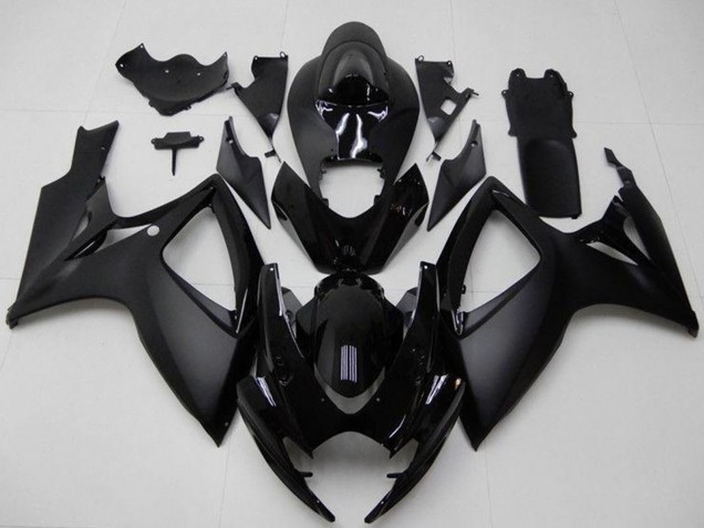 Carena Moto Suzuki GSXR 600/750 2006-2007 - Nero Opaco Nero Lucido