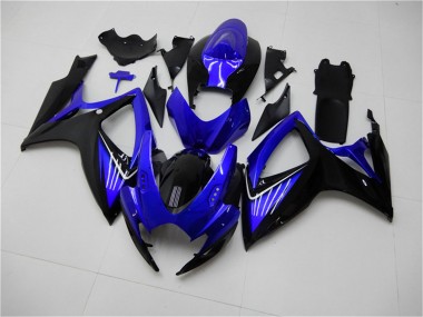 Carena Moto Suzuki GSXR 600/750 2006-2007 - Blu Nero Lucido Fabbrica