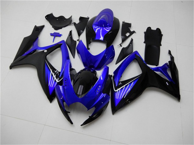 Carena Moto Suzuki GSXR 600/750 2006-2007 - Blu Nero Lucido