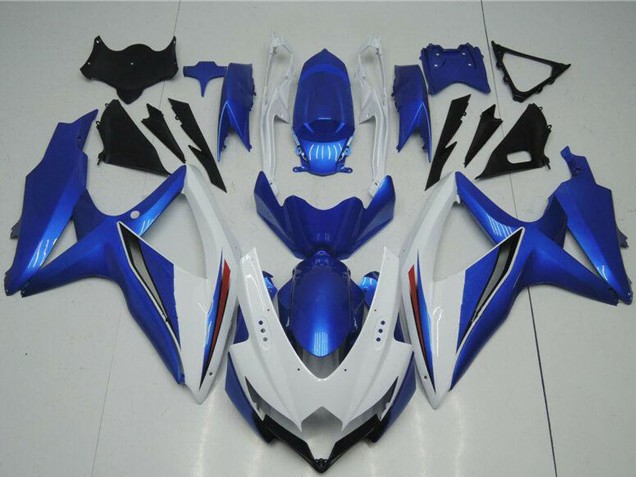Carena Moto Suzuki GSXR 600/750 2008-2010 - Bianco Blu