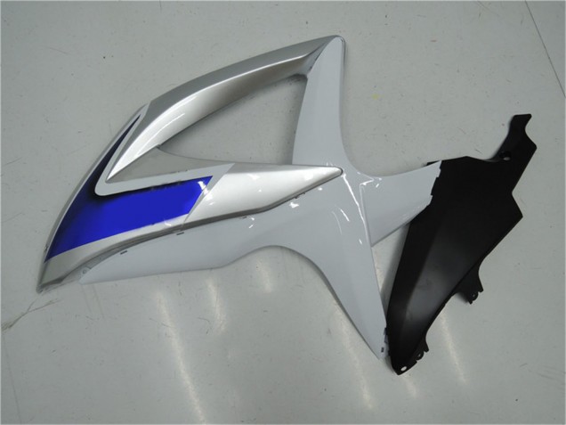 Carena Moto Suzuki GSXR 600/750 2008-2010 - Argento Bianco Blu Nero