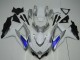 Carena Moto Suzuki GSXR 600/750 2008-2010 - Argento Bianco Blu Nero
