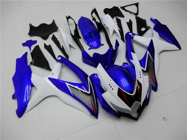 Carena Moto Suzuki GSXR 600/750 2008-2010 - Bianco Blu Nero Rosso Linea