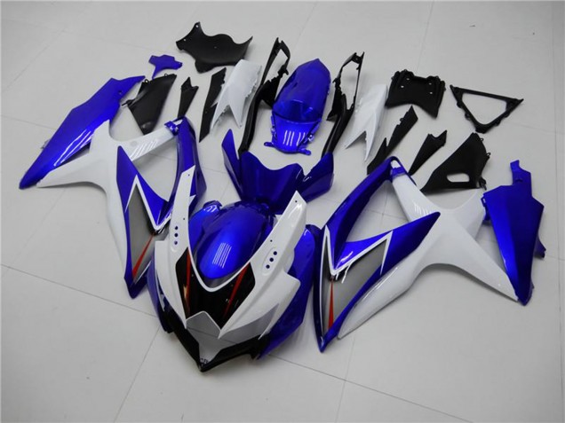 Carena Moto Suzuki GSXR 600/750 2008-2010 - Bianco Blu Nero Rosso Linea