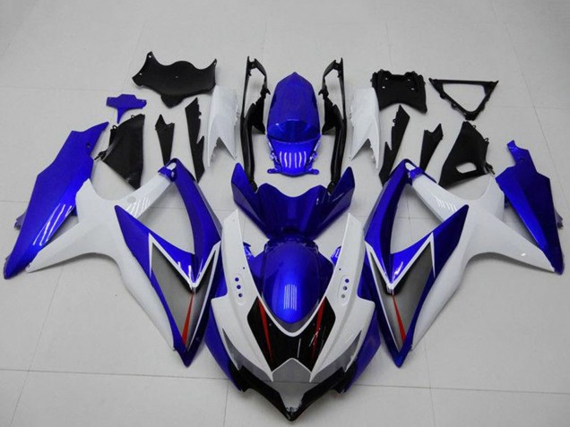 Carena Moto Suzuki GSXR 600/750 2008-2010 - Bianco Blu Nero Rosso Linea