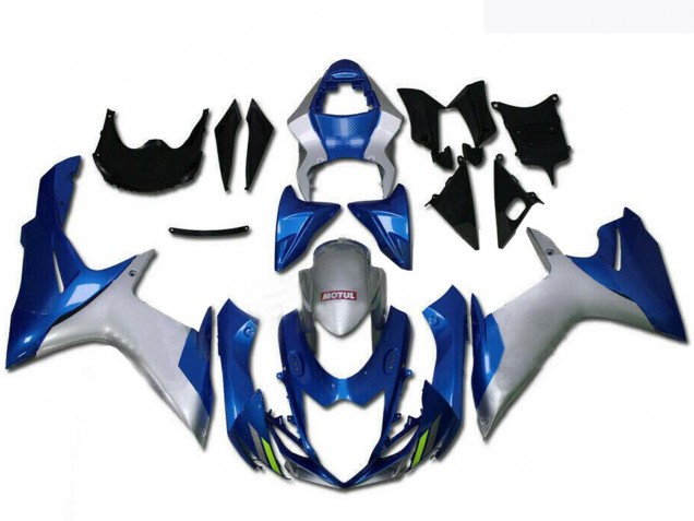 Carena Moto Suzuki GSXR 600/750 2011-2024 - Argento Blu