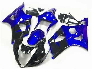 Carena Moto Suzuki GSXR 1000 2003-2004 - Blu Nero Lucido Banda Fabbrica
