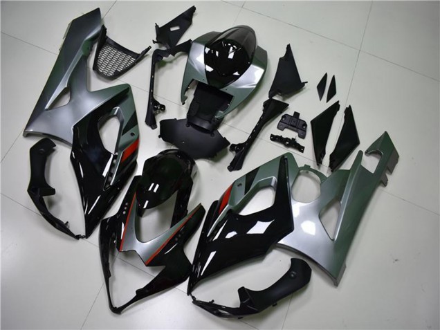 Carena Moto Suzuki GSXR 1000 2005-2006 - Nero Lucido Argento