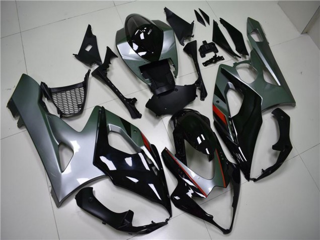 Carena Moto Suzuki GSXR 1000 2005-2006 - Nero Lucido Argento