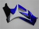 Carena Moto Suzuki GSXR 1000 2007-2008 - Bianco Blu Nero No Decal