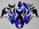 Carena Moto Suzuki GSXR 1000 2007-2008 - Bianco Blu Nero No Decal