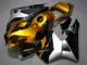 Carena Moto Honda CBR600RR 2003-2004 - Argento Oro Nero Lucido