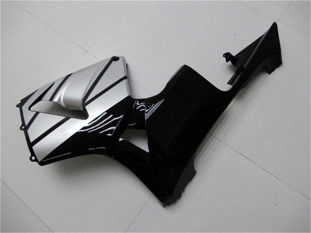 Carena Moto Honda CBR600RR 2003-2004 - Argento Nero Lucido Banda