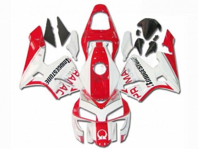 Carena Moto Honda CBR600RR 2003-2004 - Bianco Rosso Pramac Bridgestone