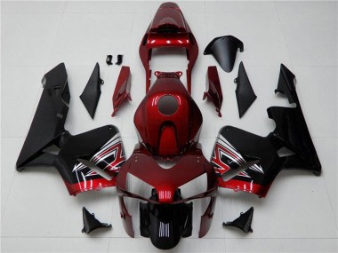 Carena Moto Honda CBR600RR 2003-2004 - Rosso Argento Nero Lucido Fabbrica