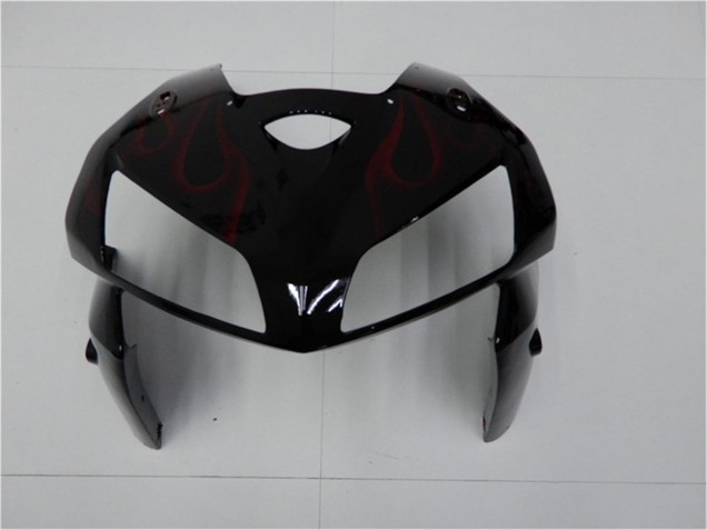 Kit Carena Moto Honda CBR600RR 2005-2006 - Nero Lucido Rosso Fiamma