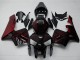 Kit Carena Moto Honda CBR600RR 2005-2006 - Nero Lucido Rosso Fiamma