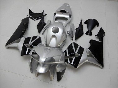 Carena Moto Honda CBR600RR 2005-2006 - Argento Nero Fabbrica