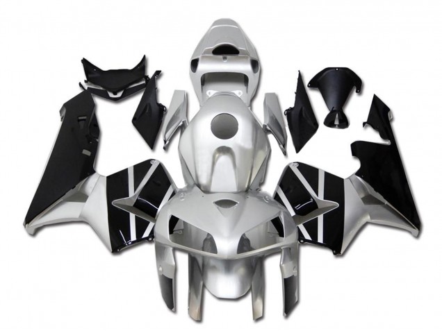 Carena Moto Honda CBR600RR 2005-2006 - Argento Nero