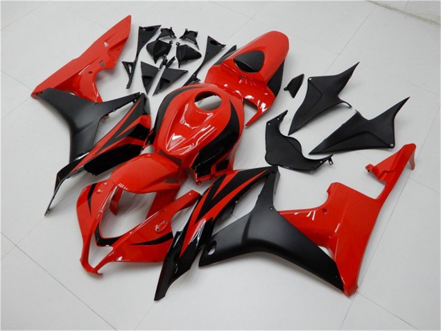 Kit Carena Moto ABS Honda CBR600RR 2007-2008 - Rosso Nero Opaco