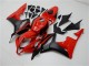Kit Carena Moto ABS Honda CBR600RR 2007-2008 - Rosso Nero Opaco
