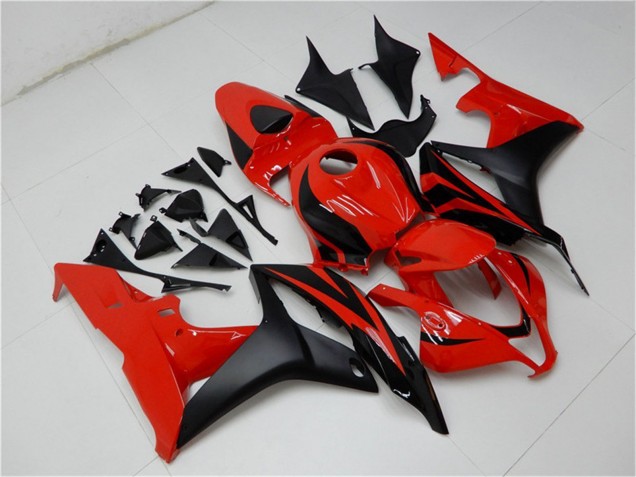 Kit Carena Moto ABS Honda CBR600RR 2007-2008 - Rosso Nero Opaco
