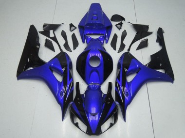 Kit Carena Moto Honda CBR1000RR 2006-2007 - Blu Nero Lucido Fabbrica