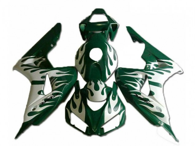 Carena Moto Honda CBR1000RR 2006-2007 - Bianco Verde Fiamma