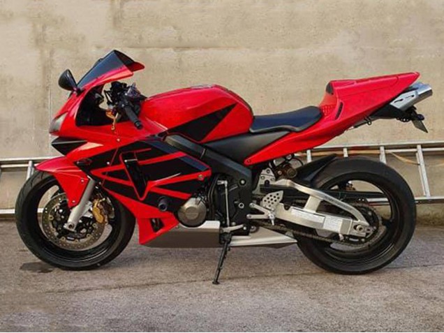 Carena Moto Honda CBR600 F2 1991-1994 - Rosso Nero Opaco